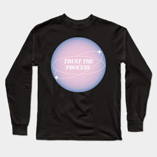 Trust the Process Pink Aura Long Sleeve T-Shirt